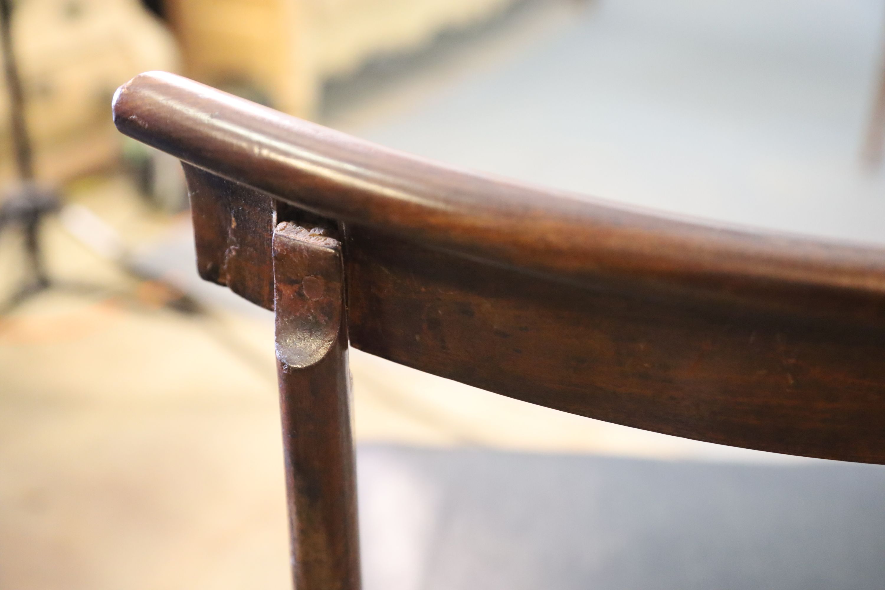 A set of eight William IV mahogany dining chairs, W.48.5cm H.86.5cm
